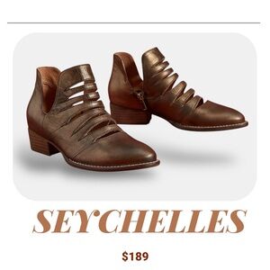 🌹Seychelles Iceburg Cutout Ankle Boots